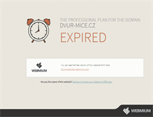 Tablet Screenshot of dvur-mice.cz